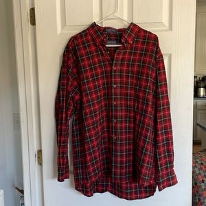 Two Pendleton Mens XL  Plaid Long Sleeve Dress Shirts with minor damage